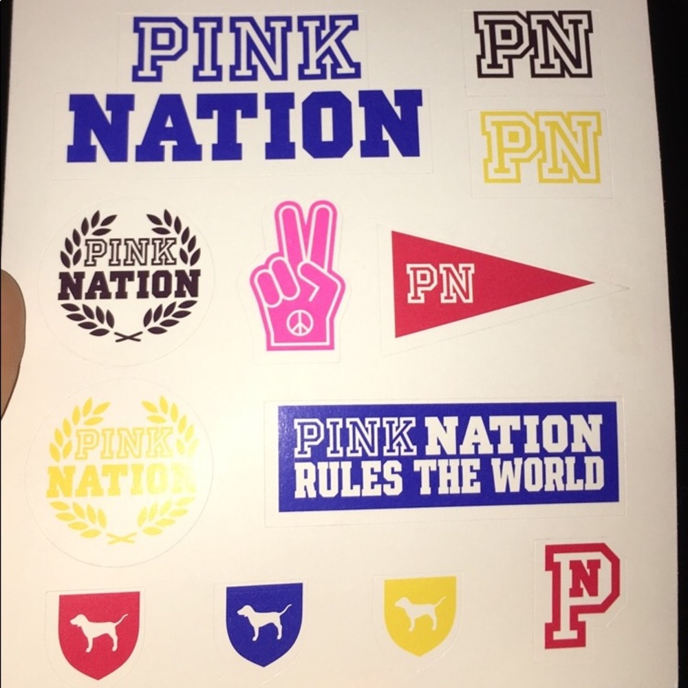 PINK stickers